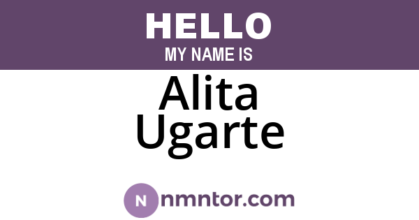 Alita Ugarte
