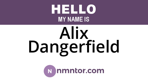 Alix Dangerfield