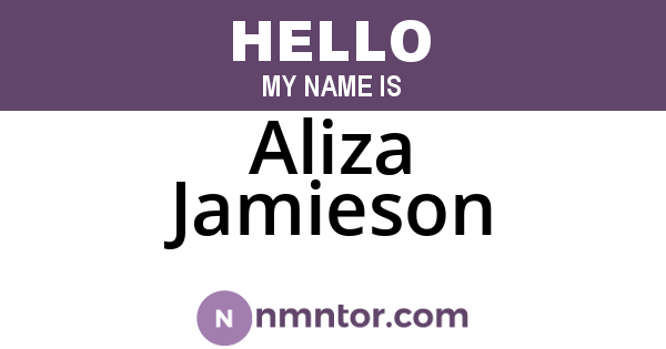 Aliza Jamieson