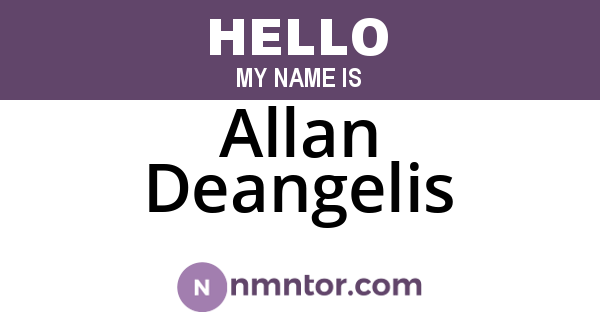 Allan Deangelis