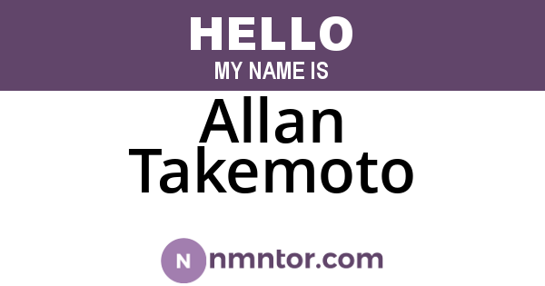 Allan Takemoto