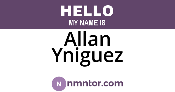 Allan Yniguez