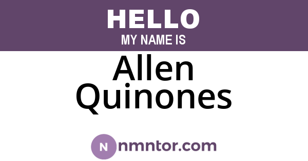 Allen Quinones