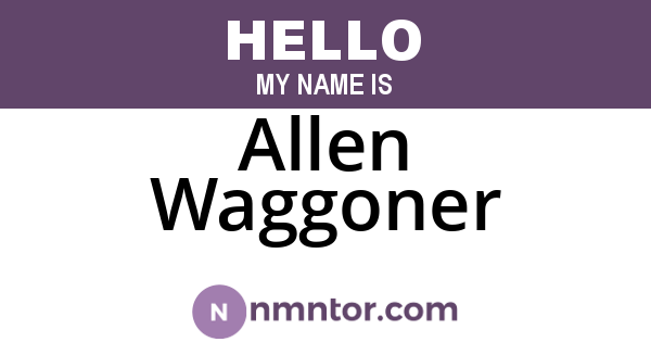 Allen Waggoner