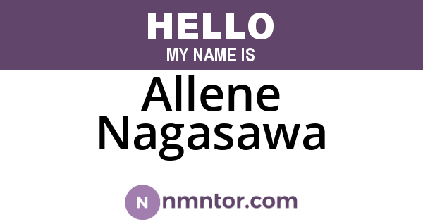 Allene Nagasawa