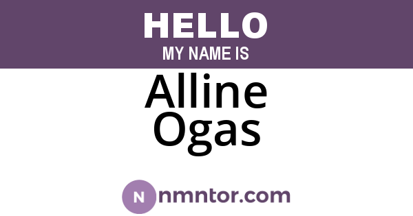 Alline Ogas