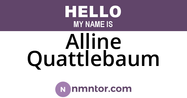 Alline Quattlebaum