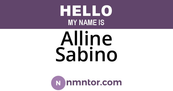 Alline Sabino