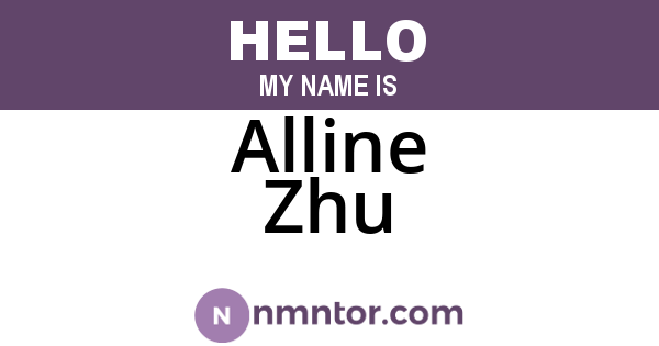 Alline Zhu