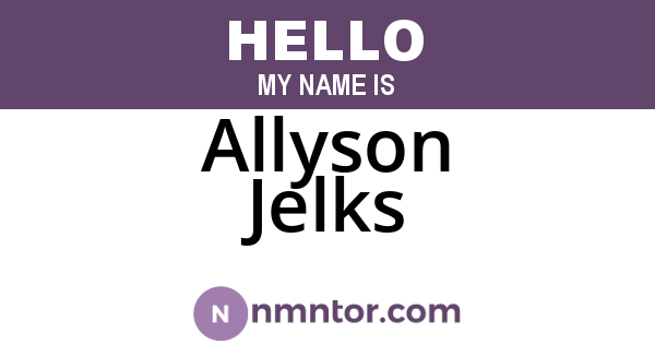 Allyson Jelks