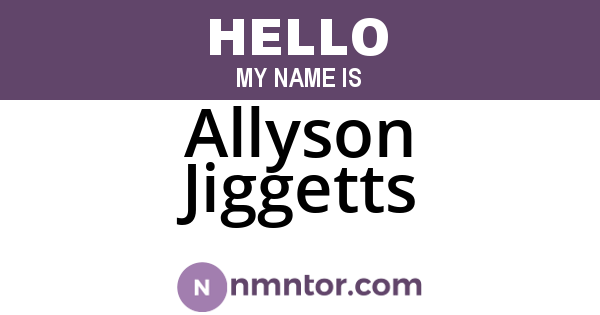 Allyson Jiggetts