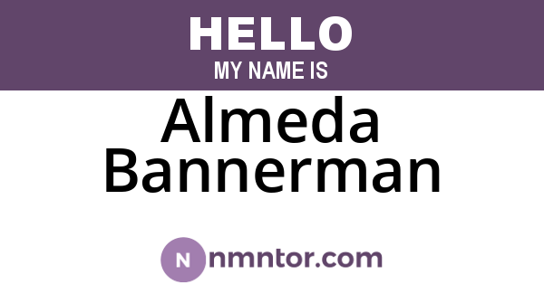 Almeda Bannerman
