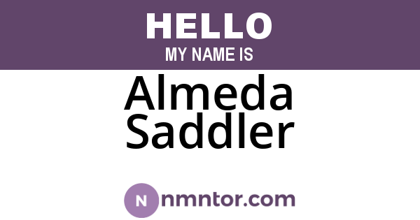 Almeda Saddler