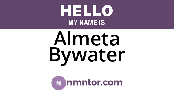 Almeta Bywater