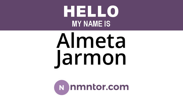 Almeta Jarmon
