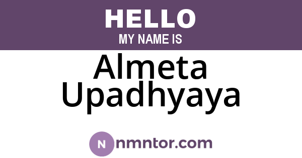 Almeta Upadhyaya