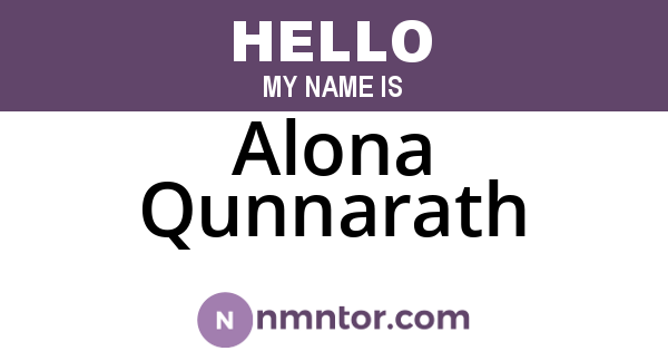 Alona Qunnarath