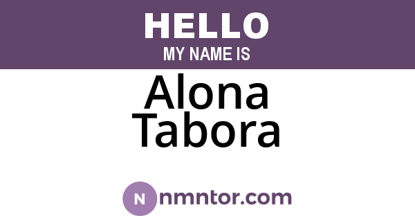 Alona Tabora