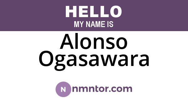 Alonso Ogasawara