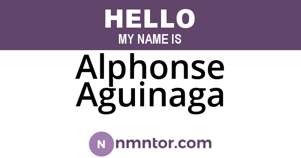 Alphonse Aguinaga