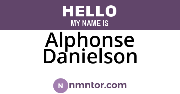 Alphonse Danielson