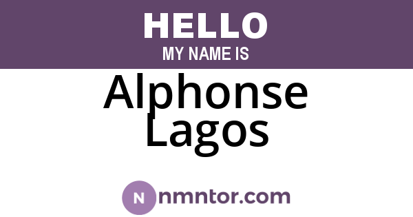 Alphonse Lagos