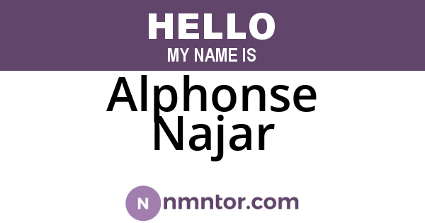 Alphonse Najar