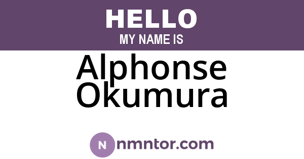 Alphonse Okumura
