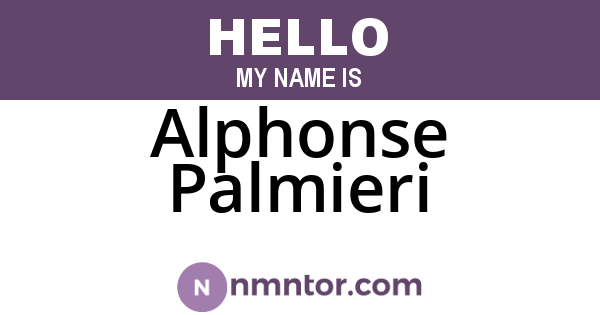 Alphonse Palmieri