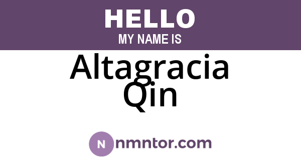 Altagracia Qin