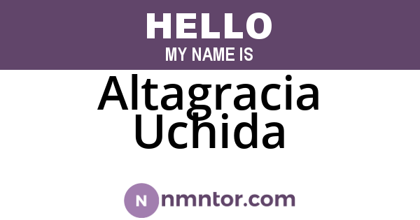 Altagracia Uchida