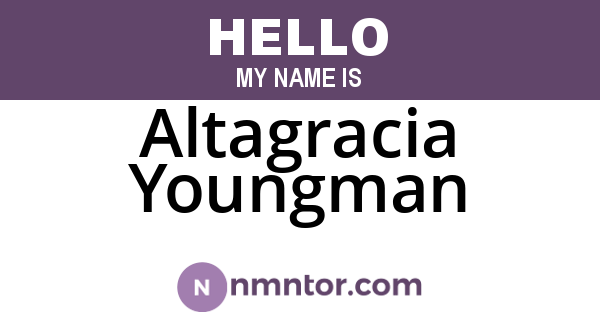 Altagracia Youngman
