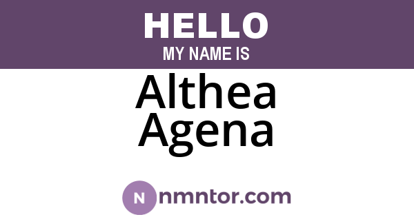 Althea Agena