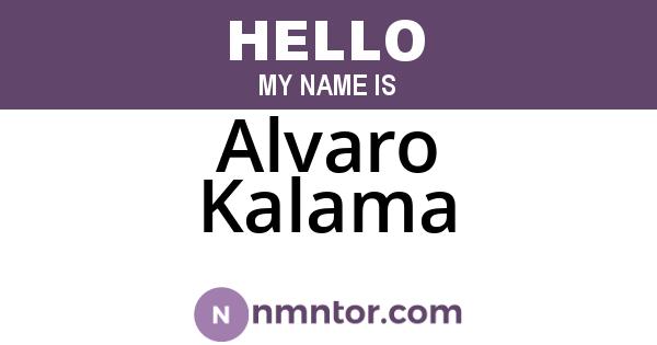 Alvaro Kalama