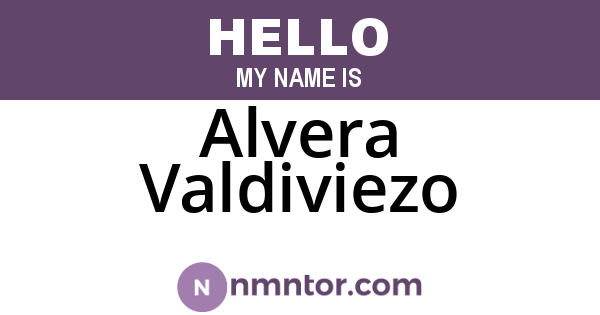 Alvera Valdiviezo
