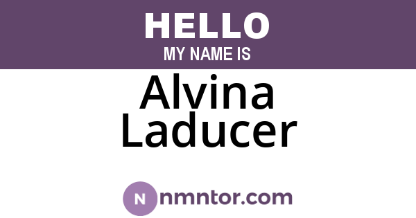 Alvina Laducer