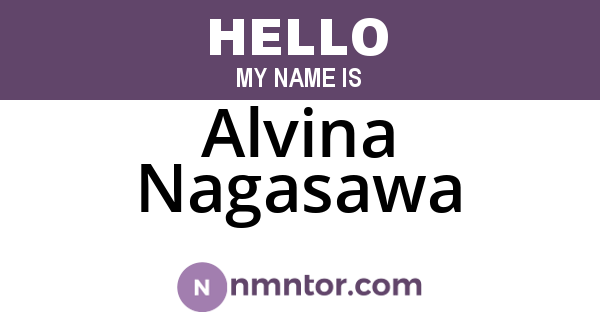 Alvina Nagasawa