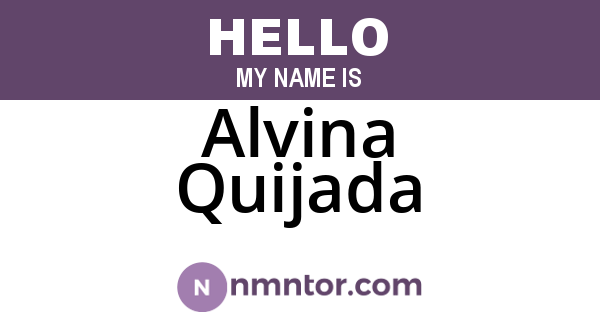 Alvina Quijada