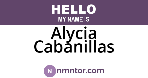 Alycia Cabanillas