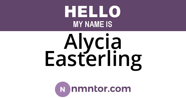 Alycia Easterling