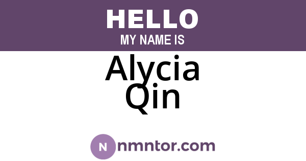 Alycia Qin