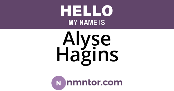 Alyse Hagins