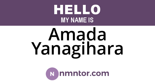 Amada Yanagihara