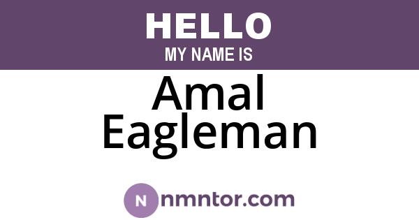 Amal Eagleman