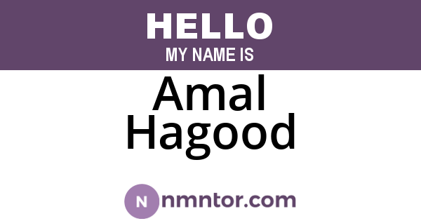 Amal Hagood