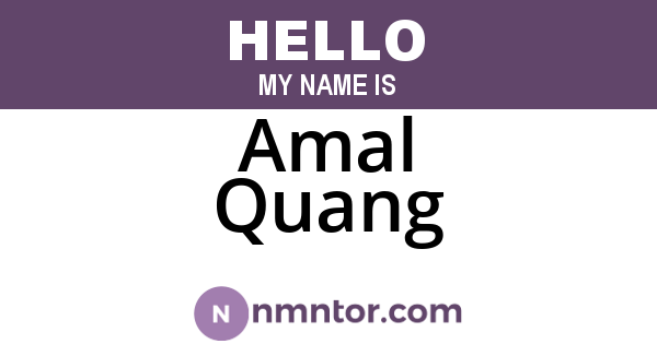 Amal Quang