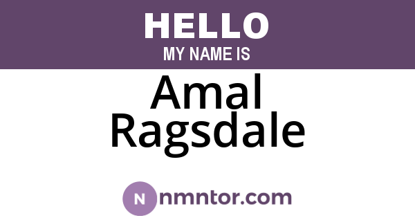Amal Ragsdale