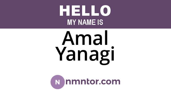 Amal Yanagi