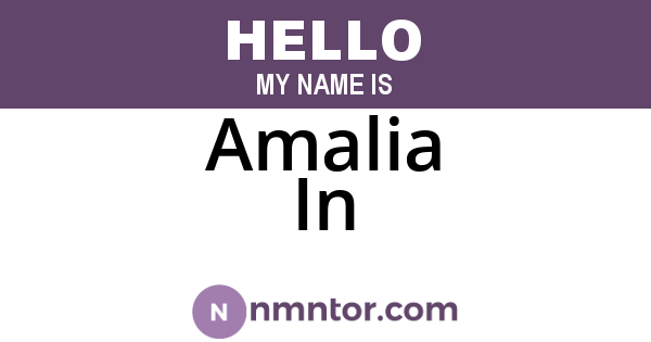 Amalia In