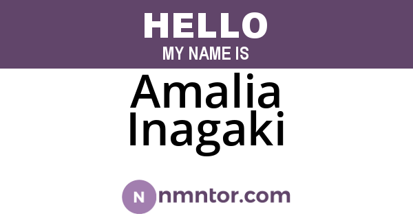 Amalia Inagaki